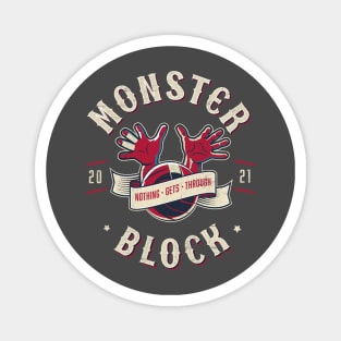 Monster Block, Biker-style design Magnet